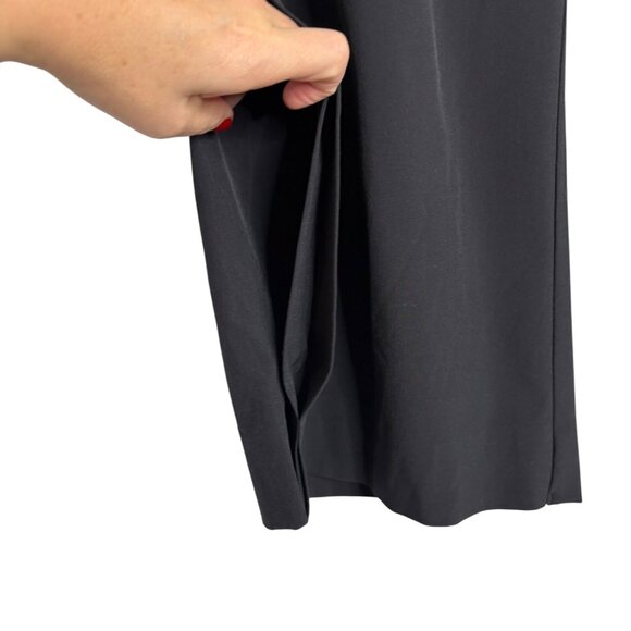 Athleta Tribeca Wide Leg Cropped Pants in Black-sz 8 - Picture 7 of 11